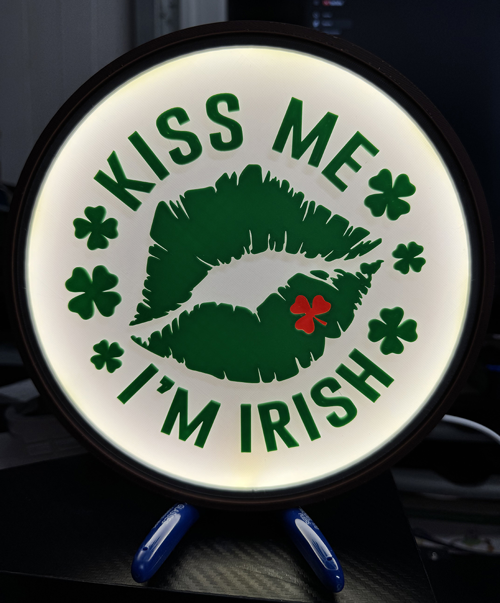 Kiss Me illuminated