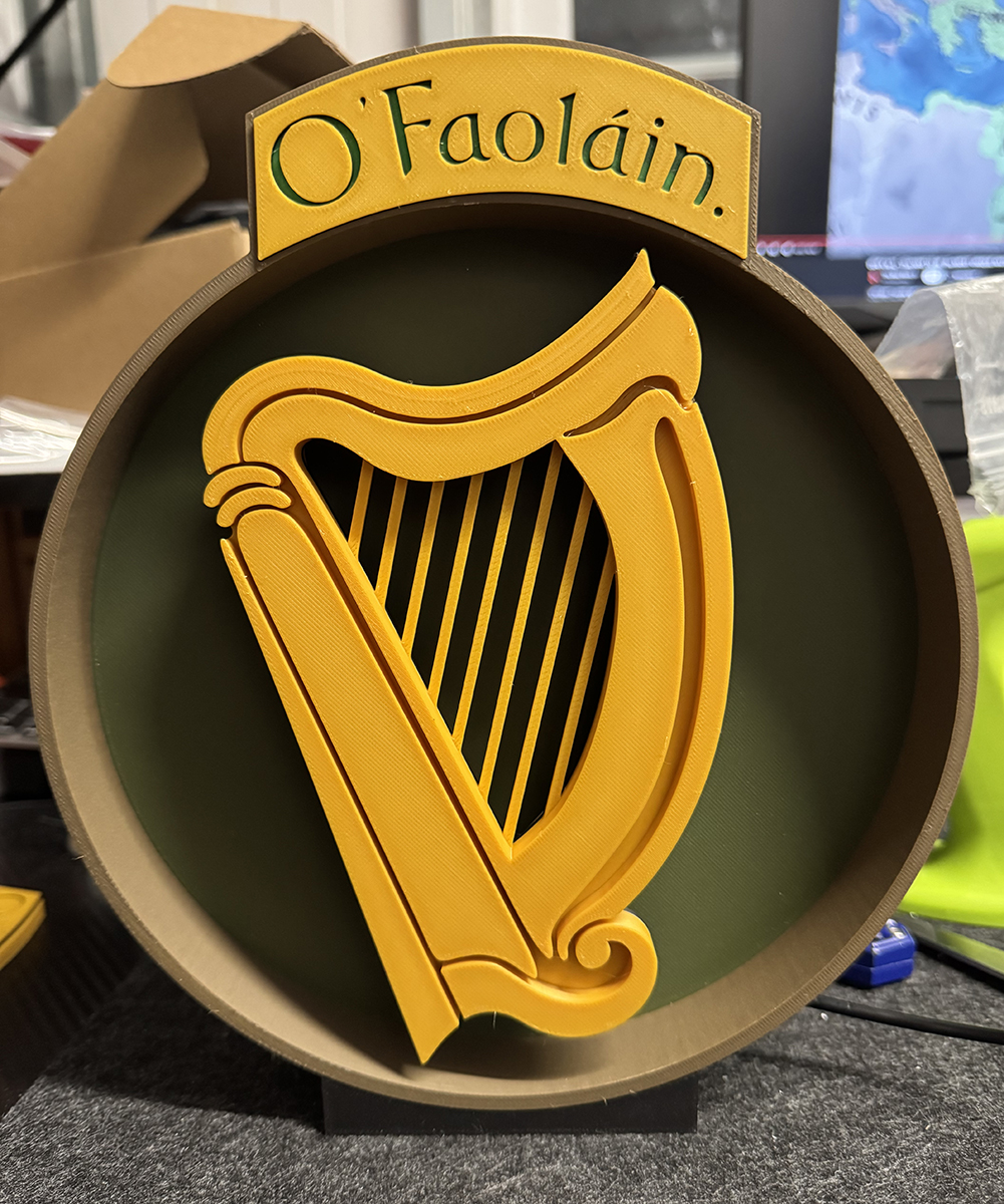 Harp Named Unlit