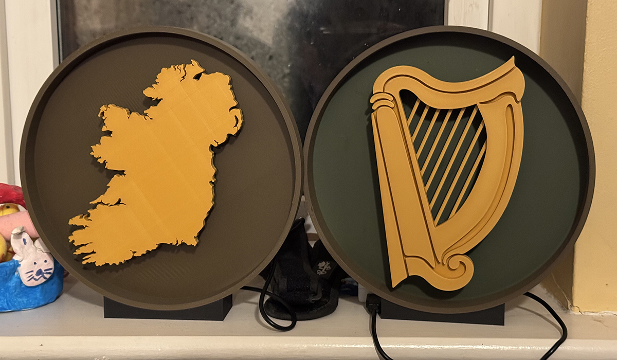 Ireland Harp Unlit