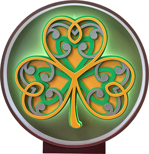 Shamrock Sign Lit